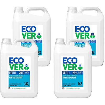 Ecover Concentrated Non-Bio Laundry Liquid 5L Refill Bundle Ecover Concentrated Non-Bio Laundry Liquid 5L Refill Bundle