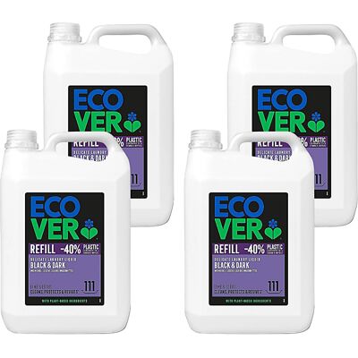 Ecover Delicate Black & Dark Laundry Liquid 5L Refill Bundle Ecover Delicate Black & Dark Laundry Liquid 5L Refill Bundle