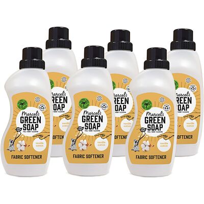 Marcel s Green Soap Marcel's Green Soap Fabric Softener - Vanilla & Cotton ( 6 x 750ml) Marcel s Green Soap Marcel's Green Soap Fabric Softener - Vanilla & Cotton ( 6 x 750ml)