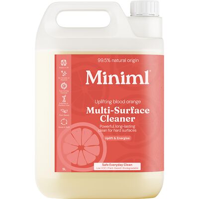 Miniml Uplifting Blood Orange Multi-Surface Cleaner - 5L Miniml Uplifting Blood Orange Multi-Surface Cleaner - 5L