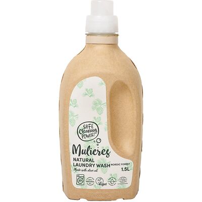 Mulieres Natural Organic Laundry Liquid - Nordic Forest 1.5L Mulieres Natural Organic Laundry Liquid - Nordic Forest 1.5L