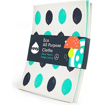 Seep Sponge Cloths - 4 pack Seep Sponge Cloths - 4 pack