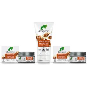 Dr Organic Moroccan Argan Oil Face Care Bundle Dr Organic Moroccan Argan Oil Face Care Bundle