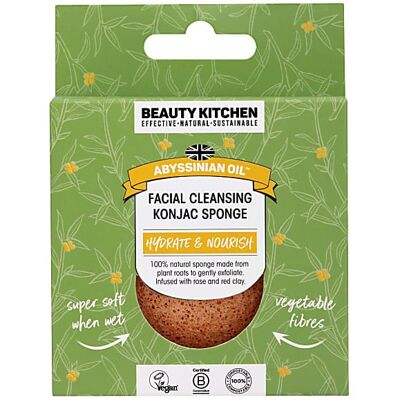 Beauty Kitchen Abyssinian Oil Facial Cleansing Konjac Sponge Beauty Kitchen Abyssinian Oil Facial Cleansing Konjac Sponge