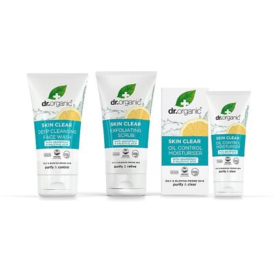 Dr Organic Skin Clear Face Care Bundle Dr Organic Skin Clear Face Care Bundle