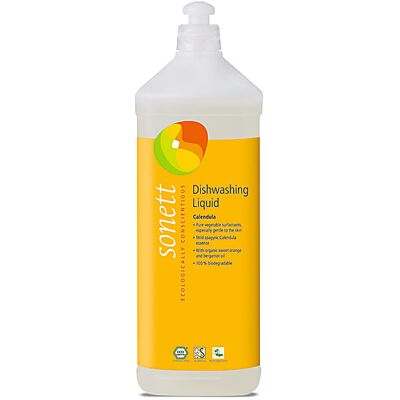 Sonett Caléndula Dish Soap - Biodegradable & Vegan - 1L Sonett Caléndula Dish Soap - Biodegradable & Vegan - 1L