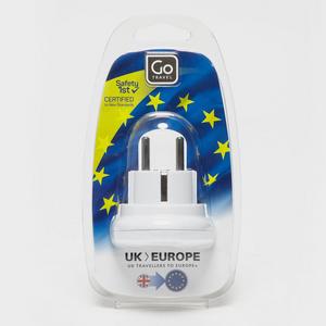 Design Go UK-EU Adaptor, White  - White - Size: One Size