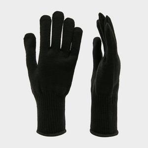 SealSkinz Solo Merino Liner Gloves, Black  - Black - Size: One Size
