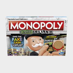 Hasbro Monopoly Crooked Cash Board Game, Grey  - Grey - Size: One Size