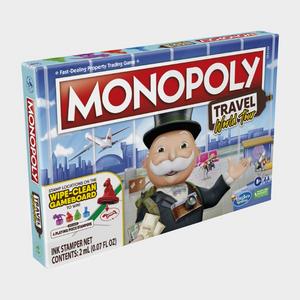 Hasbro Monopoly Travel World Tour Board Game, Multi Coloured  - Multi Coloured - Size: One Size