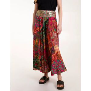 Blue Vanilla Embellished Extreme Wide Leg Trouser - L / ORANGE - female