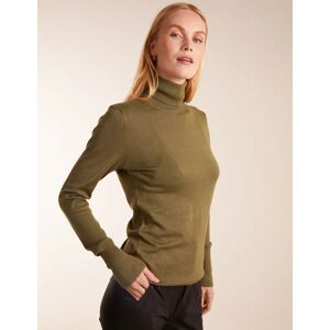 Blue Vanilla Roll Neck Jumper - XXL / KHAKI - female