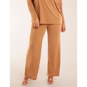 Blue Vanilla Acetate Trousers - ONE / Camel - female