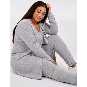 Blue Vanilla Curve Loungewear Set - 28 / GREY - female