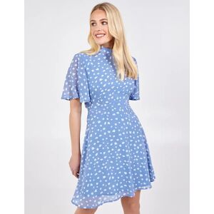 Blue Vanilla Fit & Flare Mini Dress - 14 / Cornflower - female