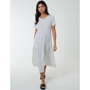 Blue Vanilla Tiered Smock Dress - S / WHITE - female