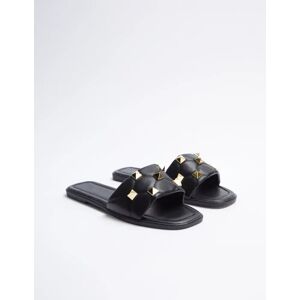 Blue Vanilla Stud Strap Mules - UK 3 (EU 36) / BLACK - female