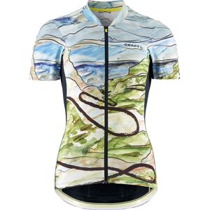 CRAFT ADV Endurance Graphic Women's Short Sleeve Jersey, size L, Cycling jersey, Cycling clothing