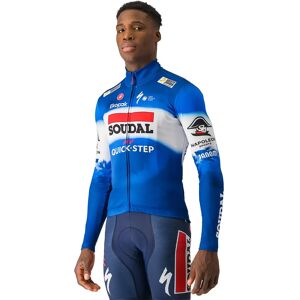 Castelli SOUDAL QUICK-STEP 2024 Long Sleeve Jersey, for men, size 3XL, Bike shirt, Cycling gear