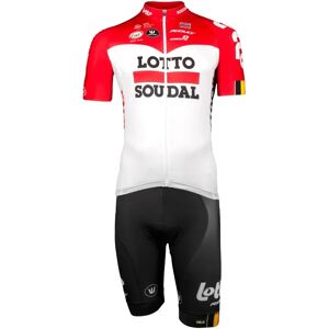 Vermarc LOTTO SOUDAL Aero 2018 Set (cycling jersey + cycling shorts), for men, Cycling clothing