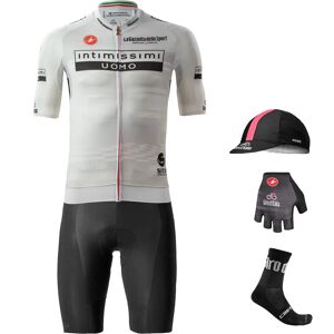 Castelli GIRO D'ITALIA Maglia Bianca Race 23 Maxi-Set (5 pieces) Maxi Set (5 pieces), for men, Cycling clothing