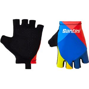 Santini LIDL-TREK 2024 Cycling Gloves, for men, size M, Cycling gloves, Cycling gear