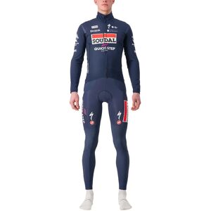 Castelli SOUDAL QUICK-STEP 2024 Set (winter jacket + cycling tights) Set (2 pieces), for men