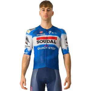 Castelli SOUDAL QUICK-STEP Short SLeeve Jersey Race Light 2024 Short Sleeve Jersey, for men, size 2XL, Cycle shirt, Bike gear