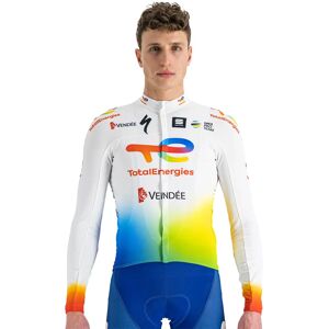 Sportful TEAM TOTALENERGIES Pro Race 2023 Long Sleeve Jersey, for men, size L, Cycling shirt, Cycle clothing