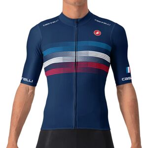 CASTELLI Country-Collection France Short Sleeve Jersey, for men, size L, Cycling jersey, Cycling clothing