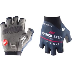 Castelli QUICK-STEP ALPHA VINYL 2022 Cycling Gloves, for men, size S, Cycling gloves, Cycling clothing