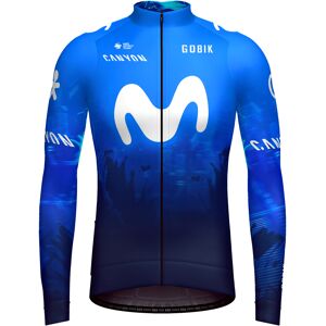 Gobik MOVISTAR TEAM Race 2024 Long Sleeve Jersey, for men, size XL, Bike Jersey, Cycle gear