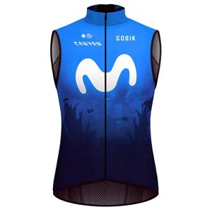 Gobik MOVISTAR TEAM 2024 Wind Vest, for men, size 2XL, Bike vest, Cycling gear