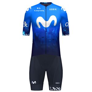Gobik MOVISTAR Race 2024 Set (cycling jersey + cycling shorts) Set (2 pieces), for men, Cycling clothing