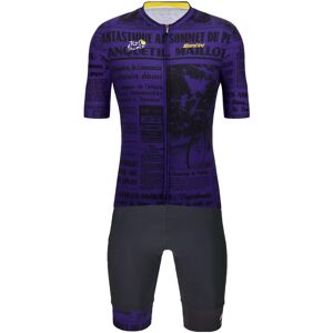 Santini TOUR DE FRANCE Puy de Dome 2023 Set (cycling jersey + cycling shorts) Set (2 pieces), for men, Cycling clothing