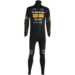 Santini TREK PIRELLI 2021 Set (winter jacket + cycling tights), for men