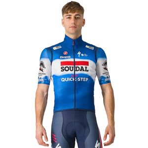 Castelli SOUDAL QUICK-STEP 2024 Wind Vest, for men, size 2XL, Bike vest, Cycling gear