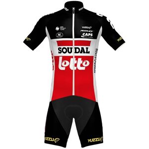 Vermarc SOUDAL LOTTO Aero 2021 Set (cycling jersey + cycling shorts), for men, Cycling clothing