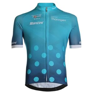 Santini DEUTSCHLAND TOUR Short Sleeve Jersey 2021 Best Climber, for men, size S, Cycling jersey, Cycling clothing