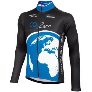 Cycling jersey, BOBSTARS Long Sleeve Jersey CO² Zero, for men, size S, Cycling clothing