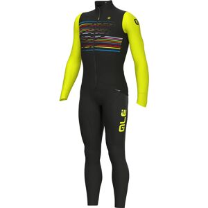 ALÉ Logo Set (winter jacket + cycling tights), for men