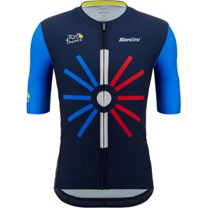 Santini Tour de France Trionfo 2023 Short Sleeve Jersey, for men, size S, Cycling jersey, Cycling clothing