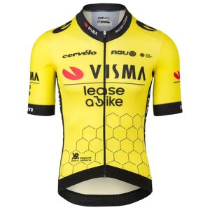 AGU TEAM VISMA-LEASE A BIKE Race 2024 Short Sleeve Jersey, for men, size M, Cycle jersey, Cycling clothing
