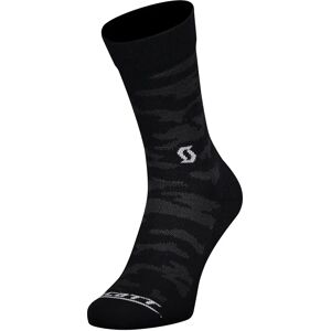 SCOTT Winter Cycling Socks AS Trail Camo Crew Winter Socks, for men, size M, MTB socks, Cycle clothing