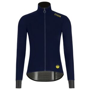 Santini TOUR DE FRANCE Le Maillot Jaune 2024 Waterproof Jacket, for men, size M, Winter jacket, Cycle clothing