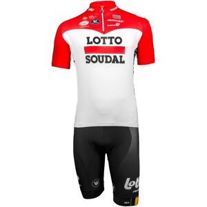 Vermarc LOTTO SOUDAL 2018 Set (cycling jersey + cycling shorts), for men, Cycling clothing