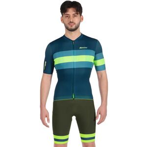 SANTINI Sleek Bengal Set (cycling jersey + cycling shorts) Set (2 pieces), for men