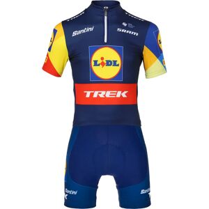 Santini LIDL-TREK Fan Line 2024 Children's Kit (cycling jersey + cycling shorts) Set (2 pieces)