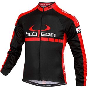 Kids cycling jersey, BOBTEAM Kids Infinity Long Sleeve Jersey, size M, Kids cycling clothing