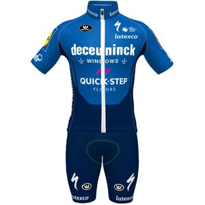 Vermarc DECEUNINCK QUICK-STEP Aero 2021 Children's Kit (cycling jersey + cycling shorts)